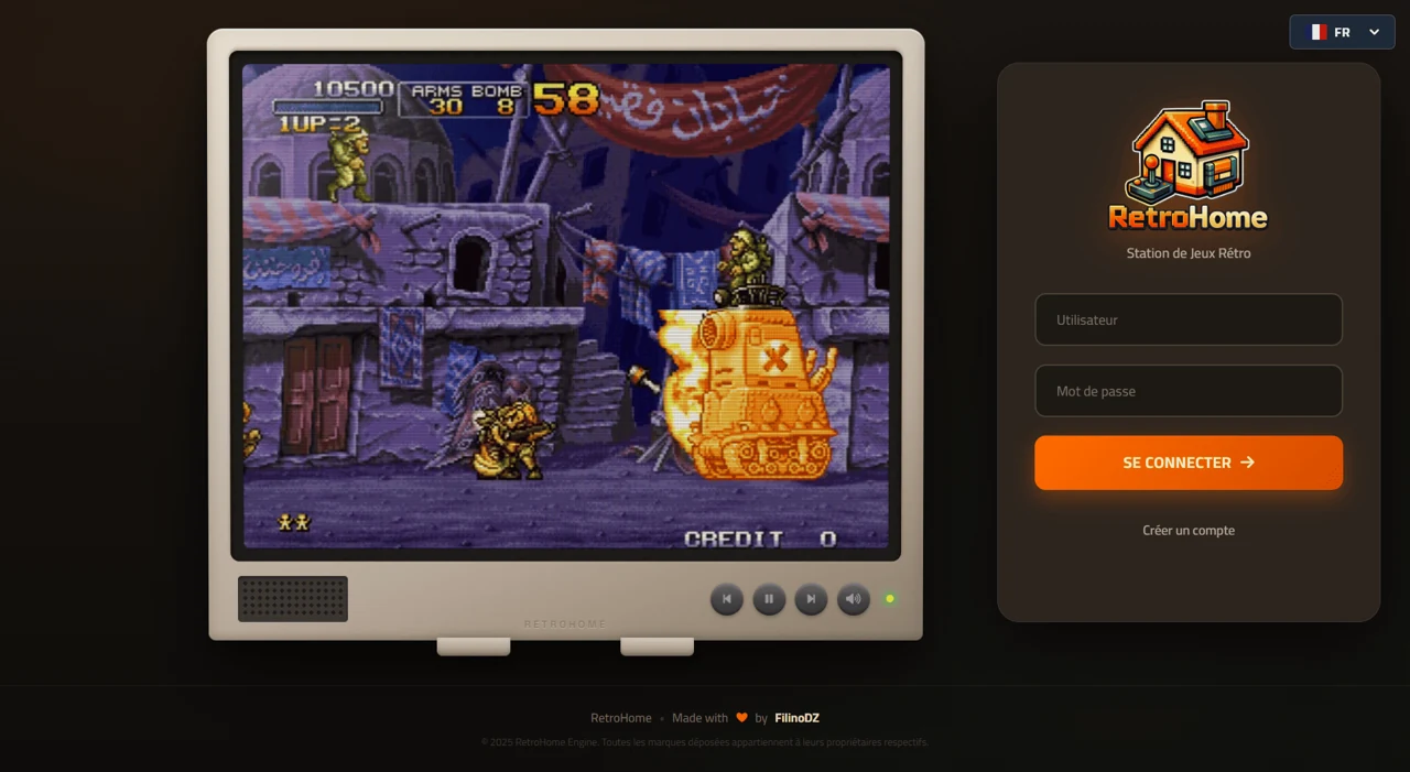 Capture de RetroHome